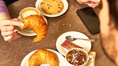 Cafés y pattiserie de Shell Select.