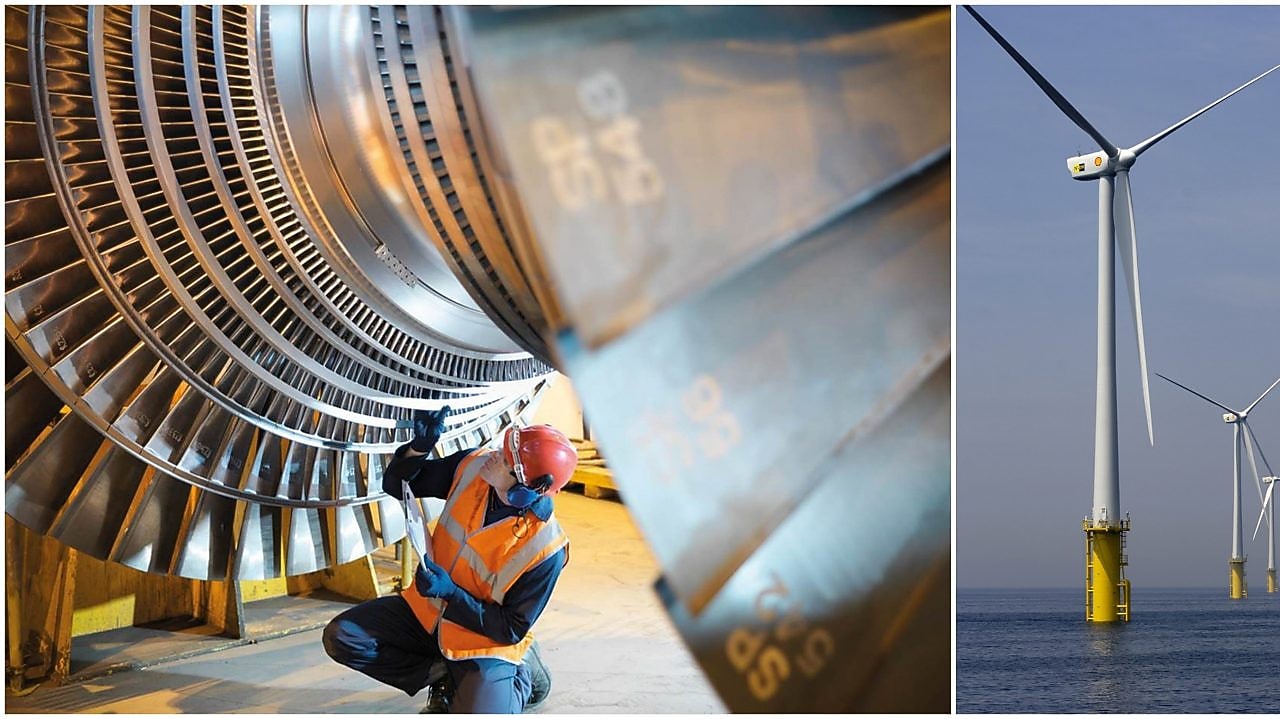 Diversas formas de infraestructura industrial para generación de energía