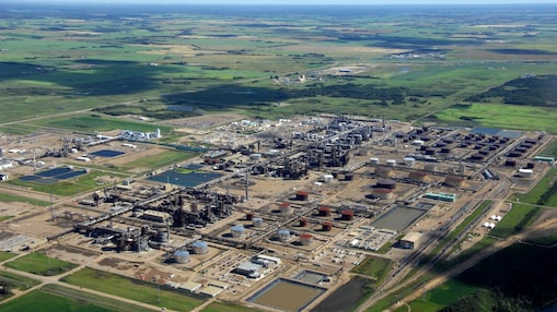 Vista aérea del proyecto Quest CCS en Canadá