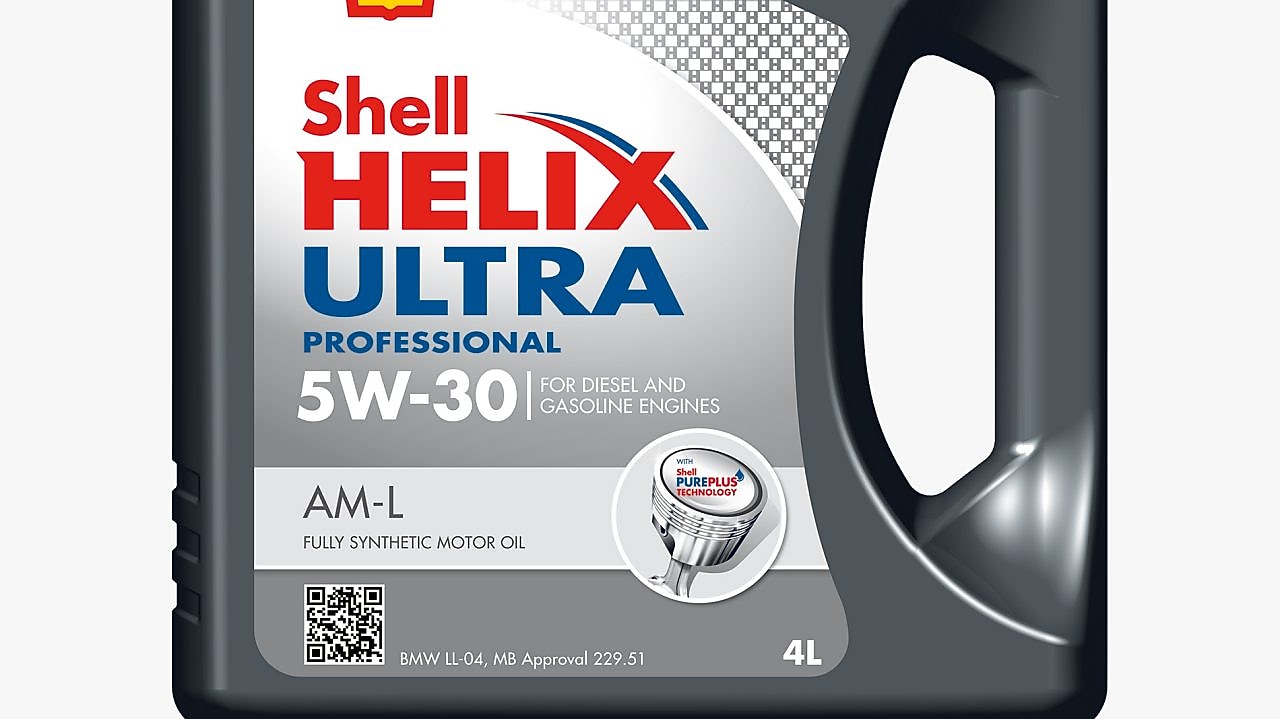 Foto del envase de Shell Helix Ultra Profesional AM-L 5W-30