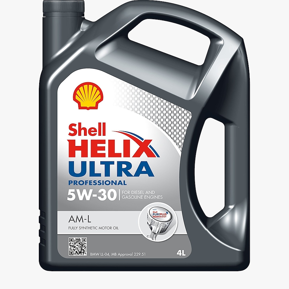Foto del envase de Shell Helix Ultra Profesional AM-L 5W-30