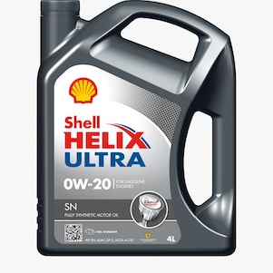 Foto del envase de Shell Helix Ultra SN 0W-20
