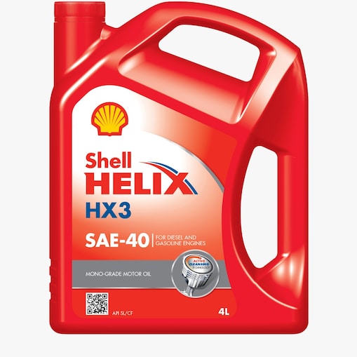 Foto del envase de Shell Helix HX3 SAE-40