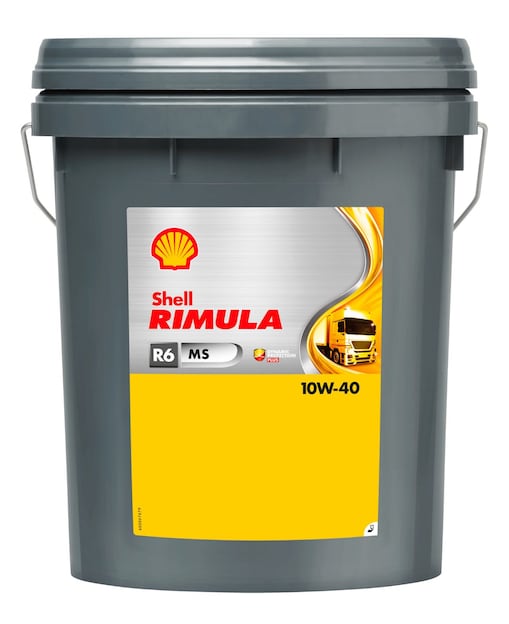 Foto del envase de Shell Rimula R6 MS