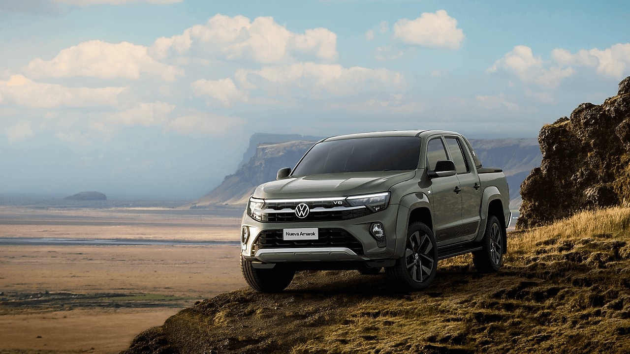 Camioneta en el campo