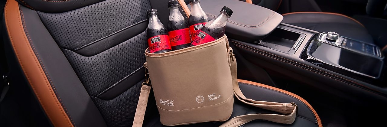 Llevante el bolso cooler comprando 4 botellas de Coca-Cola de 500/600ml más $29,900