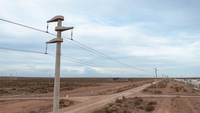 Shell Argentina electrification, Sierras Blancas, Neuquen