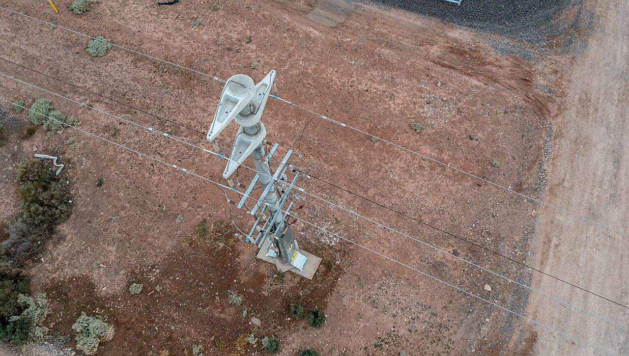 Shell Argentina electrification, Sierras Blancas, Neuquen